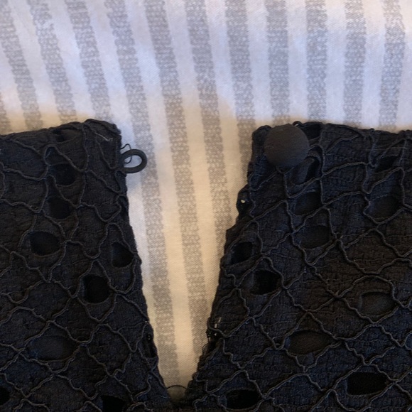 Black J. Crew lace overlay cocktail dress - Picture 4 of 4